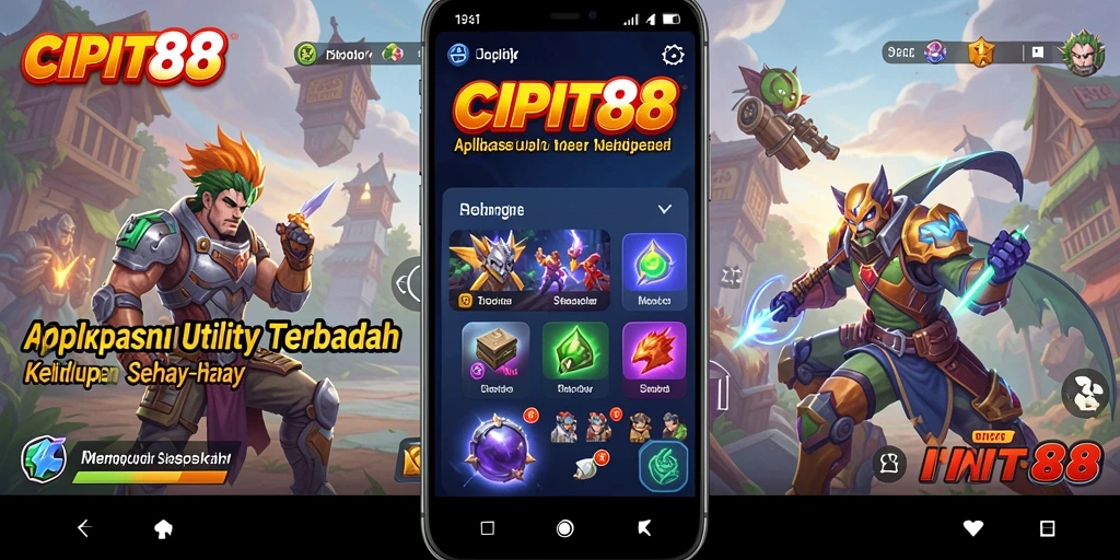 Tampilan utama <strong>CIPIT88</strong> dengan berbagai fitur utilitas yang tersedia.