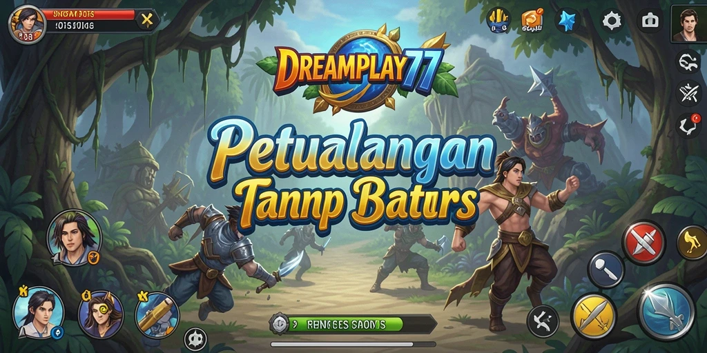 Tampilan utama gameplay DREAMPLAY77 yang seru dan penuh aksi.