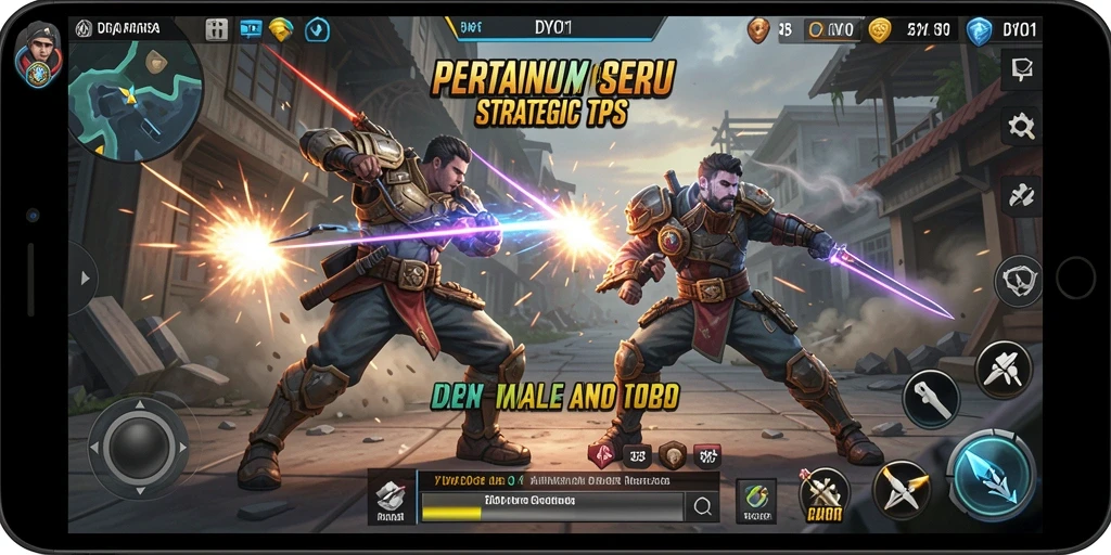 Tampilan screenshot DY01 menampilkan aksi pertempuran TPS yang mendebarkan.