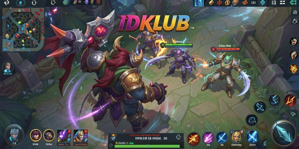 Gameplay penuh aksi dan strategi di IDKLUB.
