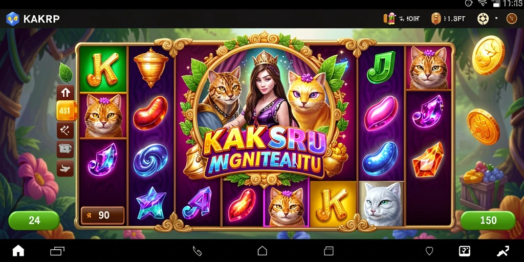 Screenshot gameplay KAKRP menampilkan keseruan permainan Slot yang memikat.