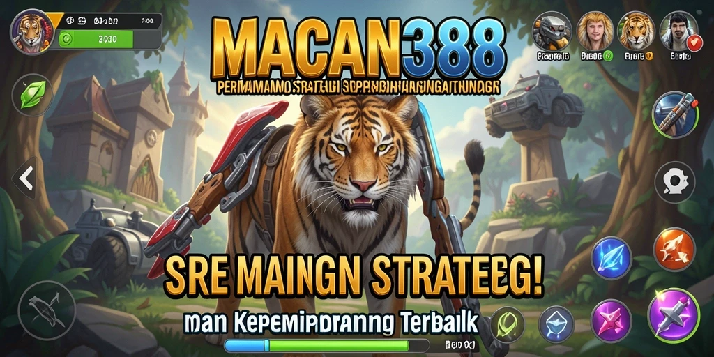 Tampilan gameplay mendebarkan dalam <strong>MACAN388</strong> yang menampilkan strategi pertempuran.