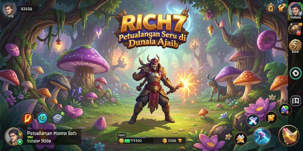 Screenshot gameplay RICH7 menampilkan aksi seru dan petualangan mendebarkan.