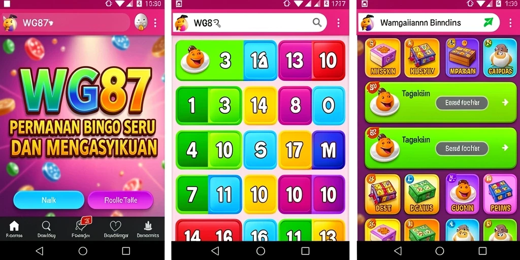 Tangkapan layar gameplay WG87 menampilkan suasana bermain Bingo yang menyenangkan.