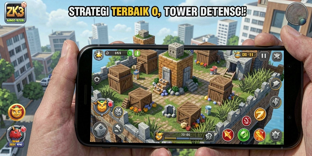 Gameplay seru Tower Defense dengan strategi yang mendalam.