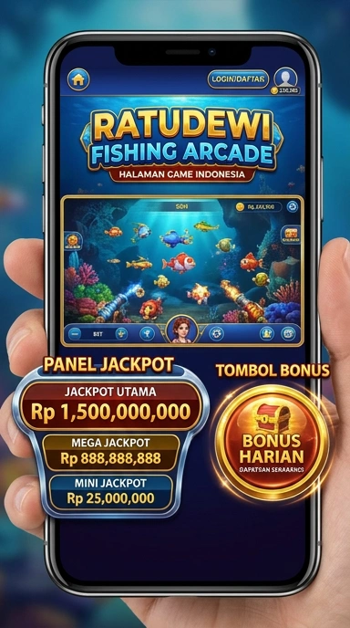 Antarmuka utama ratudewi yang user-friendly.